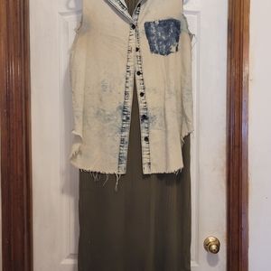 Acid wash cover and sundress